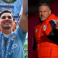 La banca de Julián Álvarez al River de Martín Demichelis: \'Van a venir los buenos resultados\'