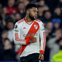 El curioso reclamo de Miguel Borja tras el triunfo de River ante Táchira por Copa Libertadores