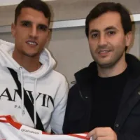 Erik Lamela estuvo presente en el Estadio Monumental en la victoria frente a Tigre