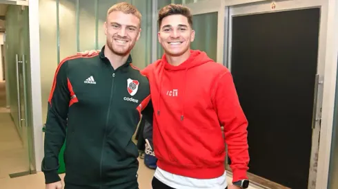 Lucas Beltrán y Julián Álvarez volverán a encontrarse.