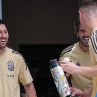 El escudo de River en el termo de Giovani Lo Celso que enloqueció a los hinchas