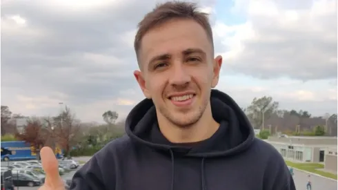 Felipe Peña estuvo en el Superclásico de Reserva