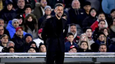 Demichelis a los convocados para visitar a Riestra.