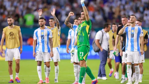 Los puntajes de Argentina contra Perú (Getty).