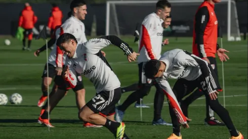 El plantel entrena en River Camp (Foto: Prensa River).