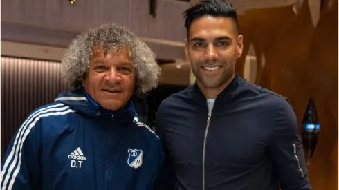 Falcao se sumó a la concentración de Millonarios de cara al partido contra River