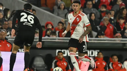 Bareiro debutó en River ante Olimpia.