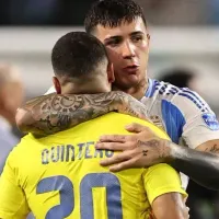 Ex River: Julián Álvarez y Enzo Fernández consolaron a Juan Fernando Quintero tras la final