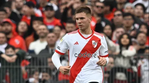 Mastantuono fue de lo más destacado en River. (Foto: LPM / Diego Haliasz).