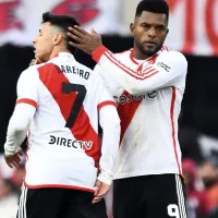 ¿River estrena el doble nueve? Demichelis evalúa utilizar a Miguel Borja y Adam Bareiro juntos