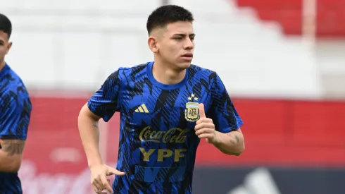 Echeverri jugará los JJOO. Foto: @Argentina.