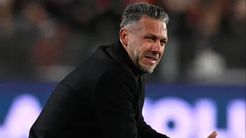 La emoción de Demichelis tras el gol de Mastantuono.