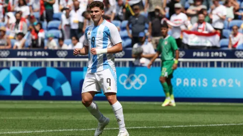 Julián Álvarez, clave para el primer gol argentino ante Irak.