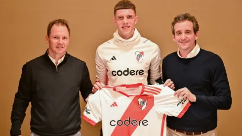 Franco Carboni fue presentado en River hace poco más de una semana.