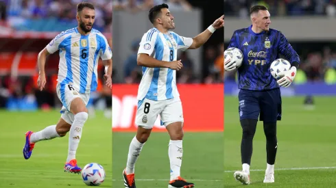 Los tres campeones del mundo de River (Fotos: Getty).