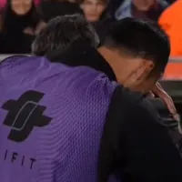 Emotivo: el abrazo de Vangioni con Marcelo Gallardo antes del partido con Newell\'s
