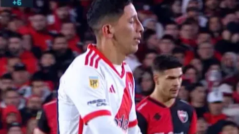 Aliendro se fue lesionado ante Newell's.