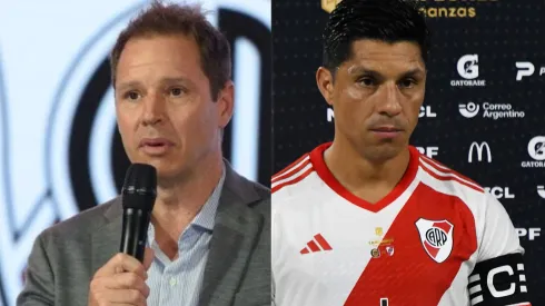 Brito habló de Enzo Pérez y Demichelis.