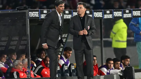 Gallardo define la formación ante Independiente.