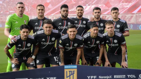 Los once titulares de River en Santa Fe.