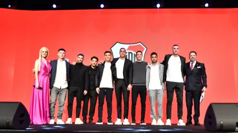 Mastantuono estuvo en la Fundación River.