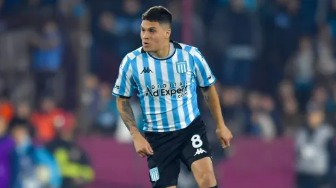 Juanfer puso una pelota perfecta para el 2-1 de Racing a Boca.