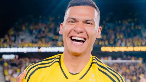 Herrera convirtió su primer gol con Columbus.