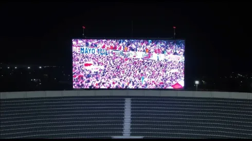 La pantalla LED se estrenará en la final de la Libertadores.