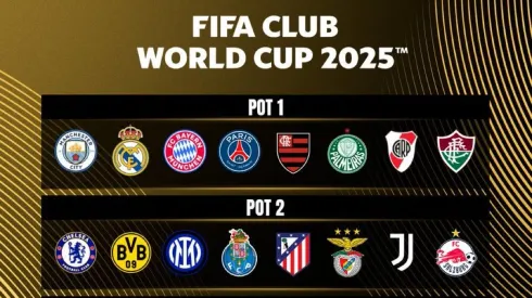 Es oficial: los bombos del Mundial de Clubes 2025 con River como cabeza de serie