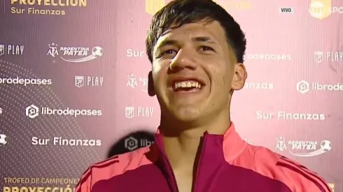 Juan Cruz Meza celebró el titulo.