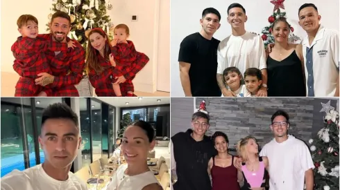 En pareja y en familia, así fueron los festejos de Navidad del plantel de River