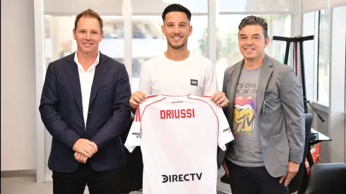 Driussi firmó junto a Gallardo y Brito (Prensa CARP).