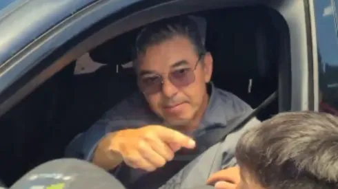 Gallardo y un gran momento en el predio de Ezeiza.