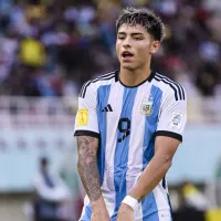 Alarma en River: Agustín Ruberto salió lesionado en la Selección Argentina Sub 20 vs. Uruguay por el Sudamericano