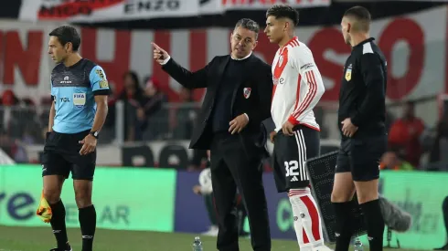Marcelo Gallardo le dio "ánimos" a Ruberto por su lesión.
