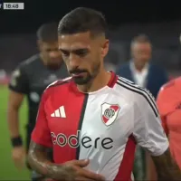 Manuel Lanzini jugó 20 minutos vs. Godoy Cruz y salió lesionado con un golpe en el hombro