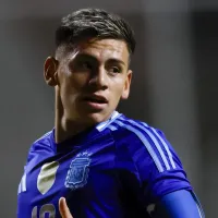 Claudio Echeverri se despidió de su familia antes de sumarse al Manchester City