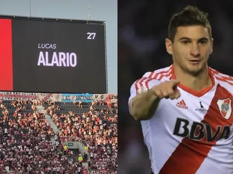 VIDEO | Con aplausos, así recibió el Monumental a Lucas Alario