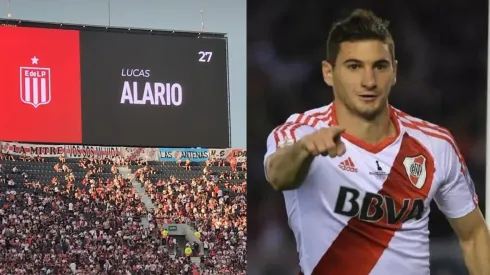 Alario fue muy aplaudido en su regreso al Monumental.