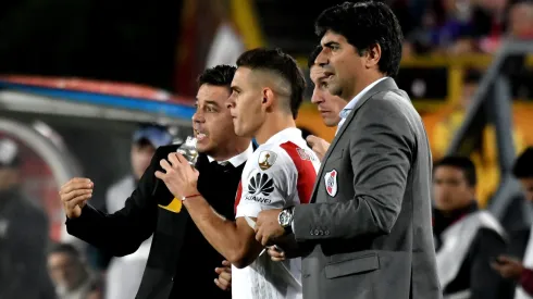 Borré recordó a Marcelo Gallardo.