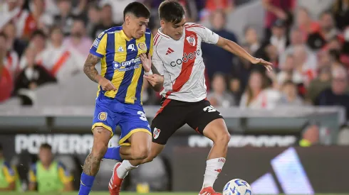 Ian Subiabre puso el segundo de River en la noche del Monumental.