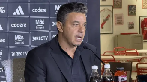 Gallardo se refirió al ajustado calendario de River (Foto: Juan Balbi).