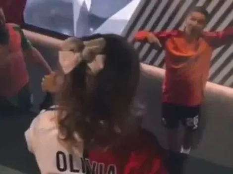 Tierno momento: el video de Nacho Fernández con su hija tras ganar el Superclásico