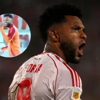 Miguel Borja cantó al ritmo de los hinchas de River y fue viral: “Como te duele la c…”