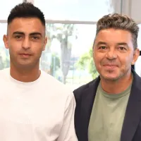 Gallardo, Pity Martínez y una foto que ilusiona a todos los hinchas de River