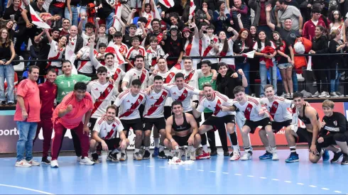 River ganó el Superclásico de handball (Foto: Q<br />
@RiverClub1901)