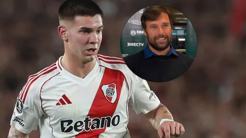 Cavenaghi celebró un nuevo récord de Mastantuono.