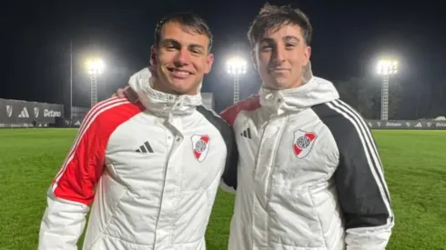Bautista Dadín y Joaquín Freitas, goleadores del Superclásico de Reserva que River la gano a Boca.