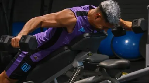 Maxi Salas sigue entrenando en Racing.