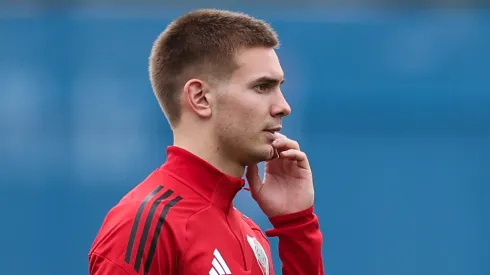 Mastantuono transita sus últimas semanas como jugador de River.